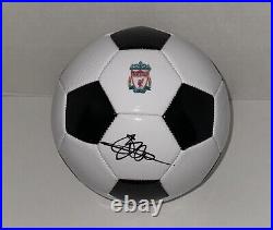 Sami Hyypia Signed Soccer Ball Futbol Liverpool Fc Legend