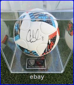 San Jose Earthquakes Autographed Soccer Ball MLS 2016 ASG Wondolowski Bingham