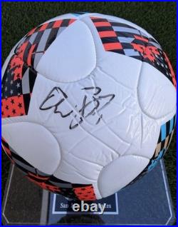 San Jose Earthquakes Autographed Soccer Ball MLS 2016 ASG Wondolowski Bingham
