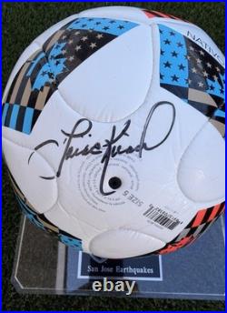San Jose Earthquakes Autographed Soccer Ball MLS 2016 ASG Wondolowski Bingham