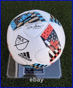 San Jose Earthquakes Autographed Soccer Ball MLS 2016 ASG Wondolowski Bingham