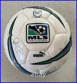 San Jose Earthquakes Team Signed Soccer Ball MLS Vintage Ball Landon Donovan