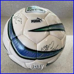 San Jose Earthquakes Team Signed Soccer Ball MLS Vintage Ball Landon Donovan