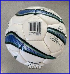 San Jose Earthquakes Team Signed Soccer Ball MLS Vintage Ball Landon Donovan