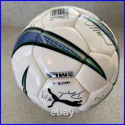 San Jose Earthquakes Team Signed Soccer Ball MLS Vintage Ball Landon Donovan