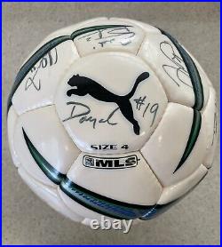 San Jose Earthquakes Team Signed Soccer Ball MLS Vintage Ball Landon Donovan