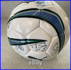 San Jose Earthquakes Team Signed Soccer Ball MLS Vintage Ball Landon Donovan