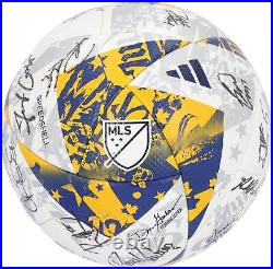 Seattle Sounders FC Signed MU Soccer Ball 2023 MLS Season with26 Autos AE47224