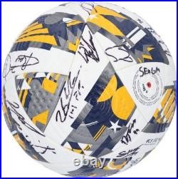 Seattle Sounders FC Signed Match-Used Soccer Ball from 2024 Season with28 Autos Seattle Sounders FC Signed Match-Used Soccer Ball from 2024 Season with28 Autos