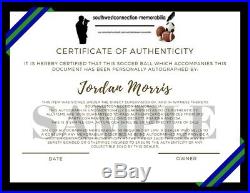 Seattle Sounders Jordan Morris USMNT Signed Autographed Logo Soccer Ball Proof