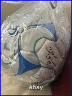 Seattle Sounders Players signed soccer ball