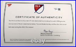 Seattle Sounders Signed 2021 Match Used Adidas Soccer Ball 16 Sigs Frei Fanatics