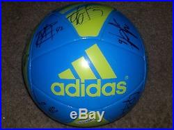 Seattle Sounders Team Autographed Adidas Soccer Ball 2015 COA