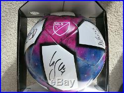 Seattle Sounders signed soccer ball 2019 team by 17 coa + Proof! Ruidiaz Morris