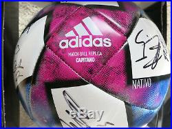 Seattle Sounders signed soccer ball 2019 team by 17 coa + Proof! Ruidiaz Morris