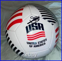 Sergino Dest Signed USA Soccer Ball With Proof