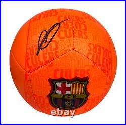 Sergio Busquets Signed FC Barcelona Soccer Ball (Beckett)