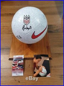 Signed Alex Morgan USA World Cup Champions Soccer Ball With Jsa Coa & Stand