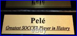 Signed Pelé Autograph SOCCER BALL in CASE, PSA/DNA, Graded TRADING CARD COA DVD