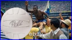 Signed Pele Soccer Ball 1958 World Cup Pele Debut WC Futbol Auto Autographed PSA