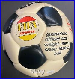 Signed Rod Stewart Skydome First Concert Used Browns Soccer Ball Autographed JSA