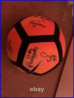 Signed USA soccer ball