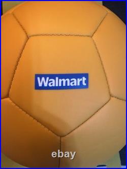 Signed Walmart Sparky Soccer Ball Autograph by Luis Suarez and Radamel Falcao