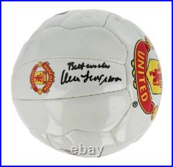 Sir Alex Ferguson Signed Manchester United FC Logo Soccer Ball (Beckett)