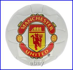 Sir Alex Ferguson Signed Manchester United FC Logo Soccer Ball (Beckett)