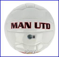 Sir Alex Ferguson Signed Manchester United FC Logo Soccer Ball (Beckett)