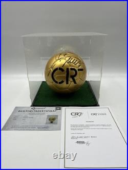 Soccer Cristiano Ronaldo Signed Portugal Soccer Real Madrid Autograph Ball