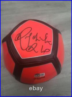 Soccer Legend Ronaldinho FC Barcelona Autographed Signed Nike Soccer Ball WithCOA