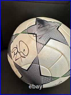 Soccer ball signed by teammembers from Chelsea July 2007