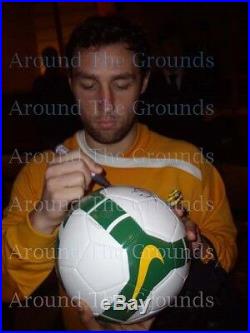 Socceroos 2010 Team Hand Signed Soccer Ball CAHILL, KEWELL, NEILL, SCHWARZER, PIM