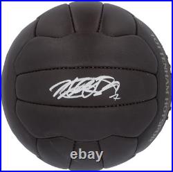 Son Heung-min Tottenham Hotspur F. C. Signed Vintage Brown Leather Soccer Ball