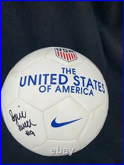 Sophia Smith signed Nike USA Soccer Ball Stanford Thornes