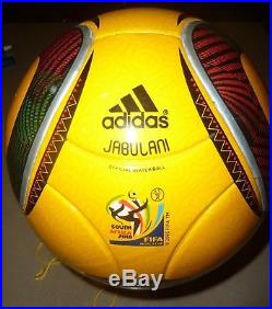 South Africa World Cup 2010 Adidas Jabulani Official Ball Messi Signed Print