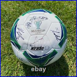 Sporting Kansas City Team Autographed Soccer Ball 2013 MLS Cup Winners Adidas