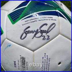 Sporting Kansas City Team Autographed Soccer Ball 2013 MLS Cup Winners Adidas