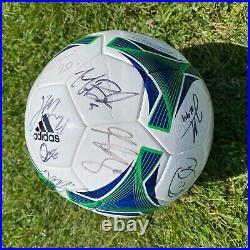 Sporting Kansas City Team Autographed Soccer Ball 2013 MLS Cup Winners Adidas