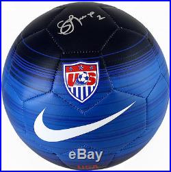 Sydney LeRoux Signed Autographed Nike Blue Soccer Ball TRISTAR COA