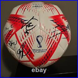 TEAM CANADA Signed Autographed 2022 World Cup Soccer Ball (Davies, David + more)