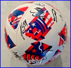 Team Signed New England Revolution Mu Soccer Ball 2024 Cert. Of Authenticity