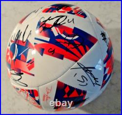 Team Signed New England Revolution Mu Soccer Ball 2024 Cert. Of Authenticity