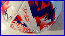 Team Signed New England Revolution Mu Soccer Ball 2024 Cert. Of Authenticity