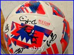 Team Signed New England Revolution Mu Soccer Ball 2024 Cert. Of Authenticity