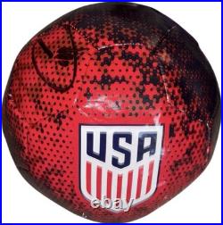 Team USA Christian Pulisic Signed Soccerball JSA Certified AC Milan