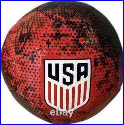 Team USA Christian Pulisic Signed Soccerball JSA Certified AC Milan