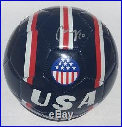 Team USA Soccer #10 CARLI LLOYD Signed Autographed USA Soccer Ball COA! GOLD