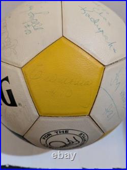 Teofilo Cubillas 1983 Signed Autograph NASL/Ft Laud Strikers Soccer Ball+20Sigs